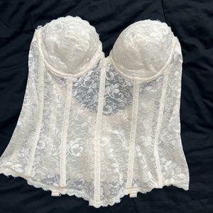 Carnival White Lace Corset